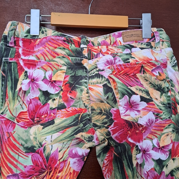 Denim & Supply Ralph Lauren Tropical Floral Skinny Jeans | Size 28 - Picture 5 of 12